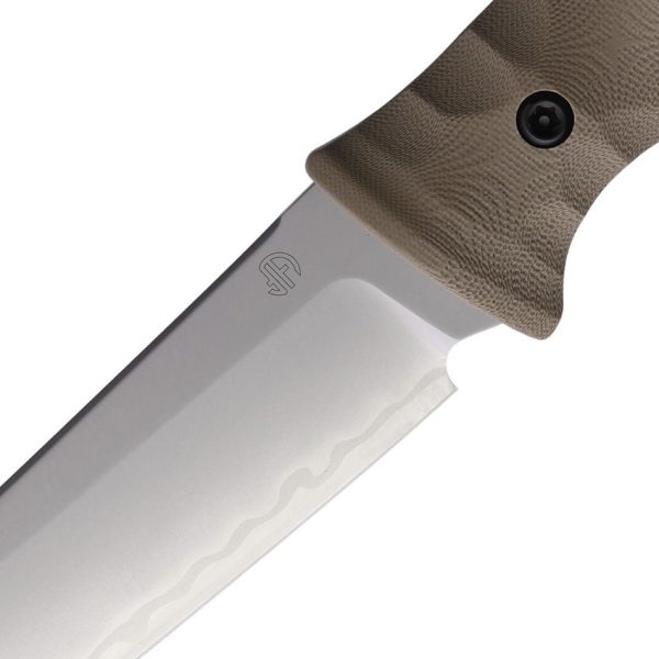North Mountain Blade Chop Tanto Fixed Blade Tan G10 SLD-Magic