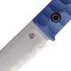 North Mountain Blade Chop Mini Fixed Blade - Blue G10