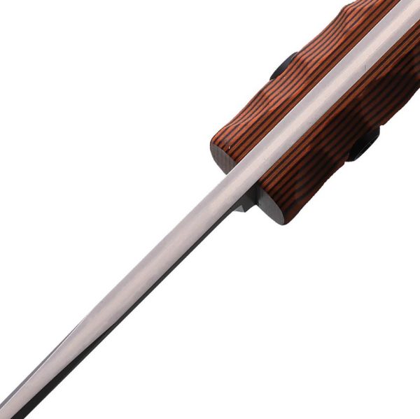 North Mountain Blade Chop Mini Fixed Blade Tanto Orange G10