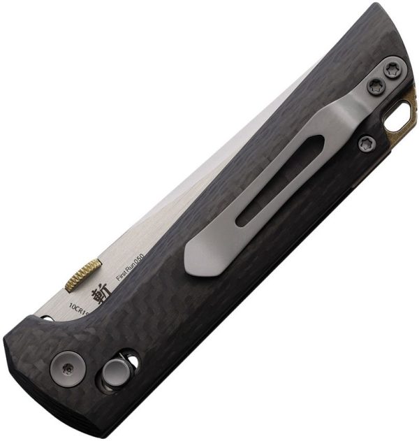 North Mountain Blade Chop 2 Crossbar Lock Folding Knife Carbon Fiber