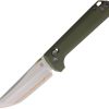 North Mountain Blade Chop 2 Folding Knife OD Green G10 3.5" Tanto