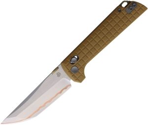 North Mountain Blade Chop 2 Tan Folding Knife Crossbar Lock