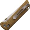 North Mountain Blade Chop 2 Tan Folding Knife Crossbar Lock