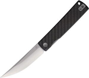 North Mountain Blade Kaiken Linerlock Folding Knife Carbon Fiber
