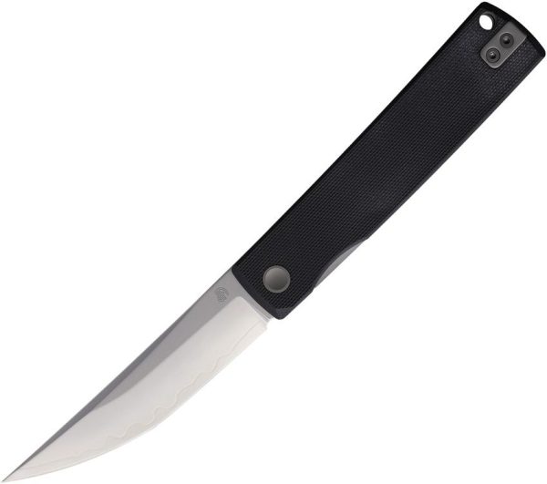 North Mountain Blade Kaiken Linerlock Black G10 Folding Knife