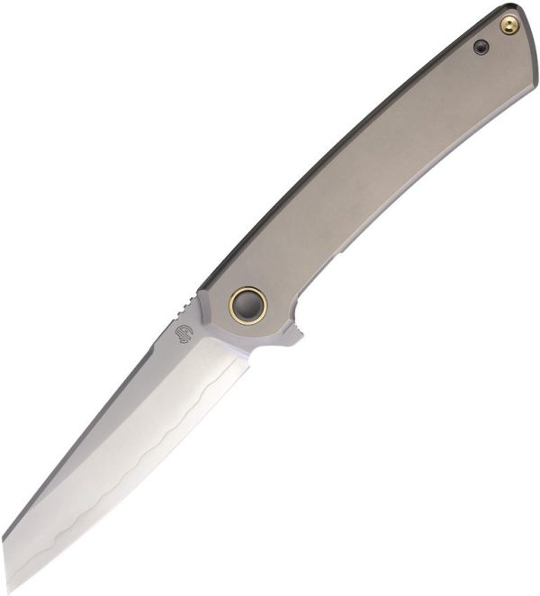 North Mountain Blade Echo Framelock Smooth Ti Folding Knife