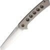 North Mountain Blade Echo Framelock - Gray Titanium Holes