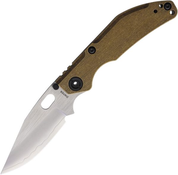 NMB2521CU.jpg North Mountain Blade BBNM Framelock Bronze Folding Knife 3.5"