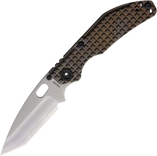 NMB2522BZG.jpg North Mountain Blade BBNM Framelock Grid Folding Knife Titanium