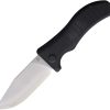 North Mountain Blade Lucky Dog Linerlock Folding Knife 4" Black G10