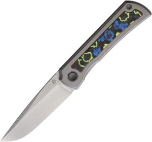 North Mountain Blade Sun Framelock Ti Glow CF Folding Knife M390