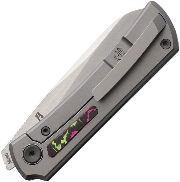 North Mountain Blade Moon Framelock Titanium - 2.5in M390