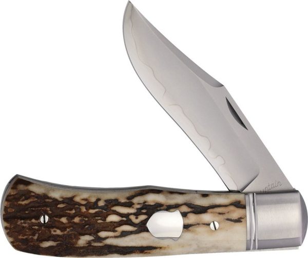 North Mountain Blade Lanny Slip Joint Antler Folding Knife