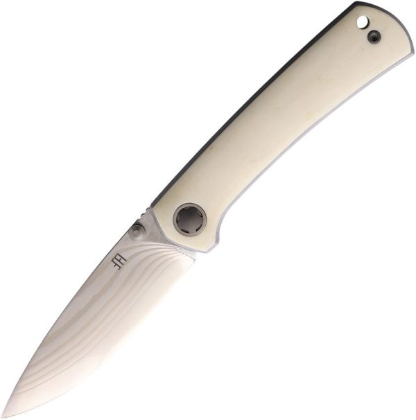 North Mountain Blade Ultra Linerlock Bone Folding Knife ZDP-189