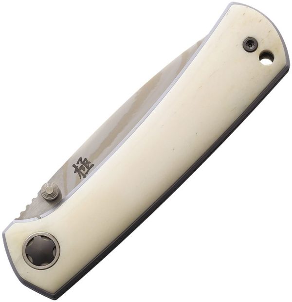 North Mountain Blade Ultra Linerlock Bone Folding Knife ZDP-189