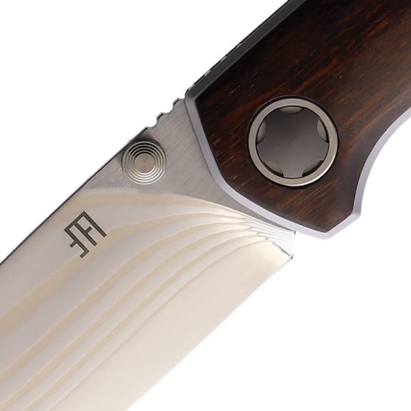 North Mountain Blade Ultra Linerlock Ironwood Folding Knife ZDP-189