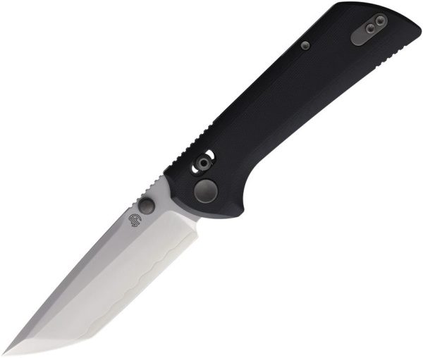 North Mountain Blade Chop Crossbar Lock Black Folding Knife
