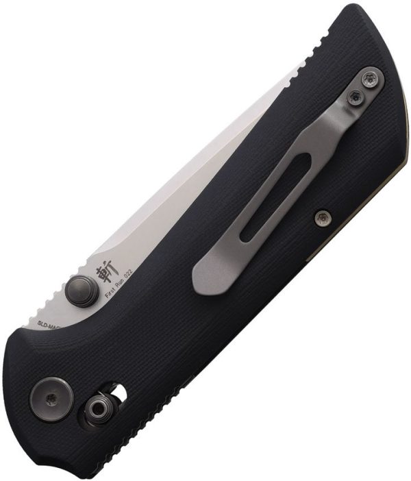 North Mountain Blade Chop Crossbar Lock Black Folding Knife