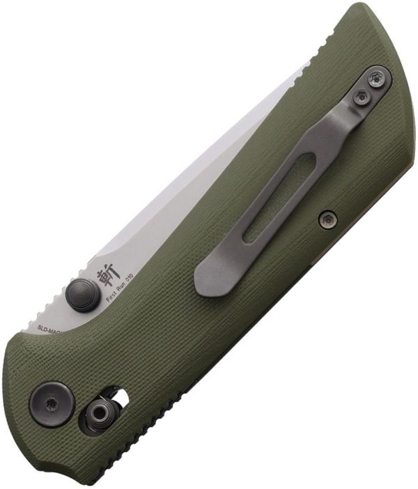 North Mountain Blade X004YQ0J0N Folding Knife Green G10 Tanto