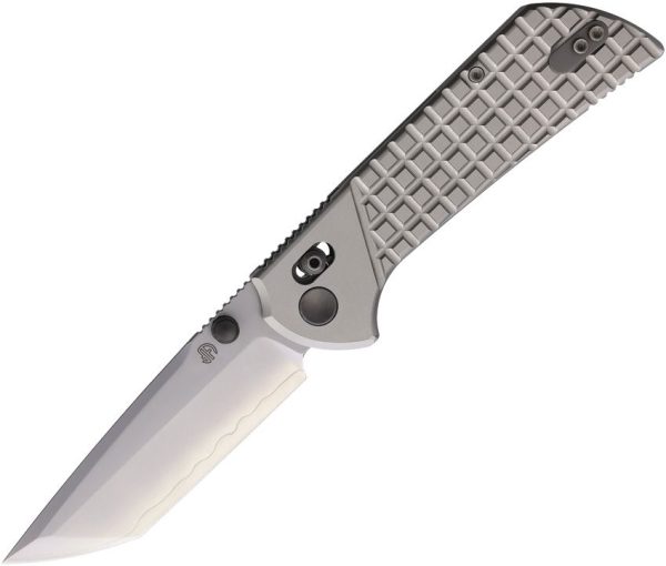 North Mountain Blade Crossbar Lock Titanium Folding Knife Tanto