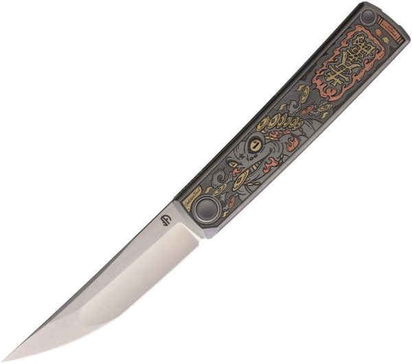 North Mountain Blade Kaiken Linerlock M390 Tanto Folding Knife