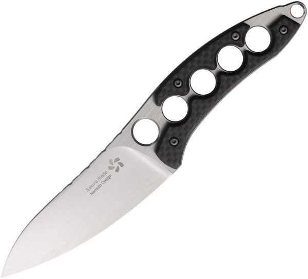 NMBSHURABLK.jpg North Mountain Blade Shura Black Carbon Fiber Fixed