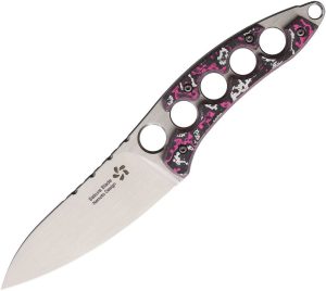 North Mountain Blade Shura Fixed Blade Pink ZDP-189 Steel