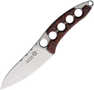 North Mountain Blade Shura Fixed Blade ZDP189 Red Handle