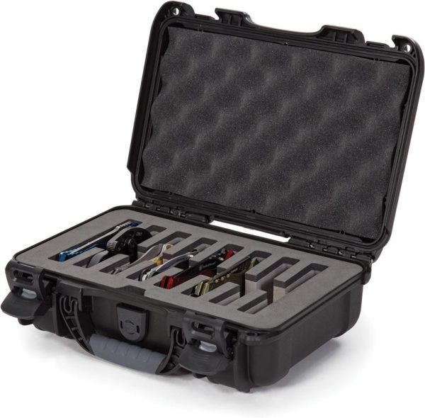 NANUK 909 Waterproof Case 8-Knife Storage Black Crushproof