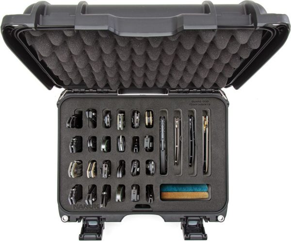 NANUK 915 Waterproof Case Crushproof Storage 24 Knife Black
