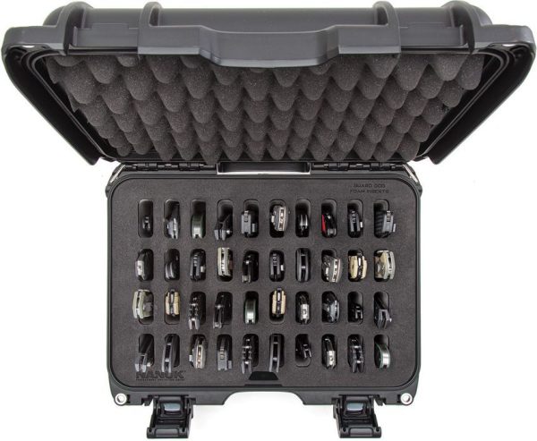 NANUK 915 Waterproof Case 40 Knife Storage Black Crushproof
