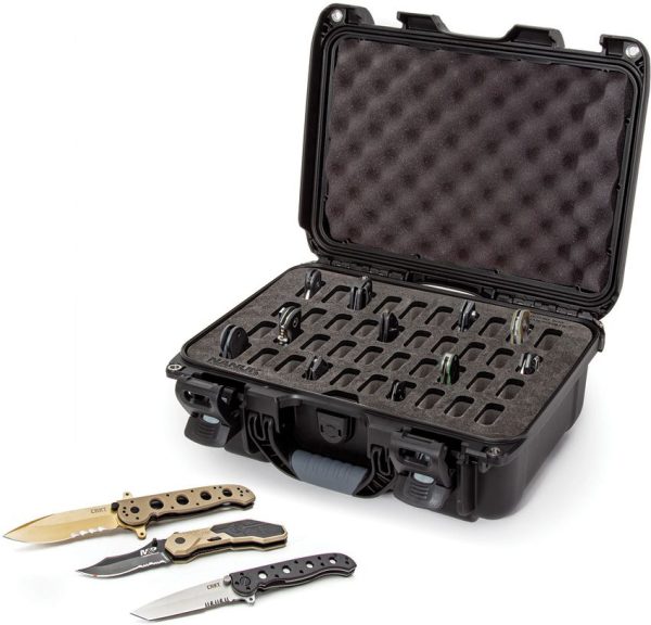 NANUK 915 Waterproof Case 40 Knife Storage Black Crushproof