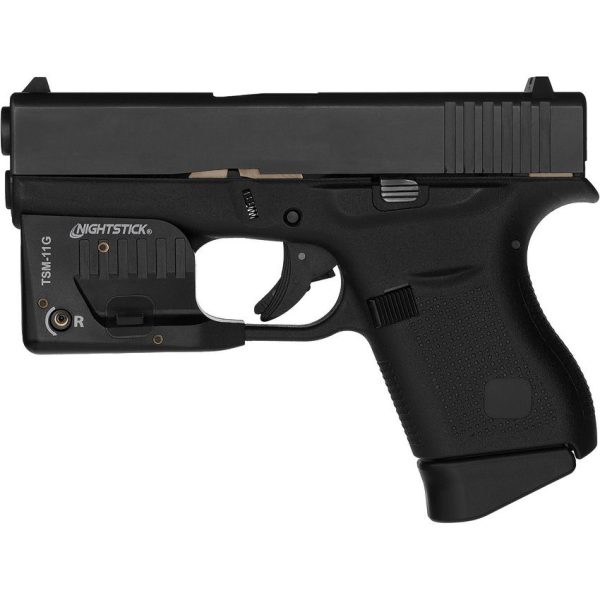 Nightstick Sub-Compact Weapon Light Glock - 150 Lumens Green Laser