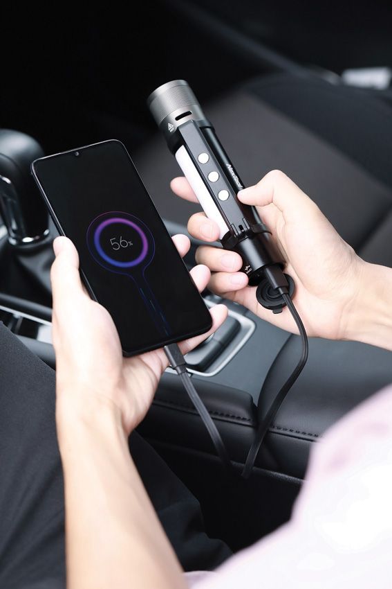 NexTool Thunder 6-in-1 Flashlight - 1000 Lumens Black