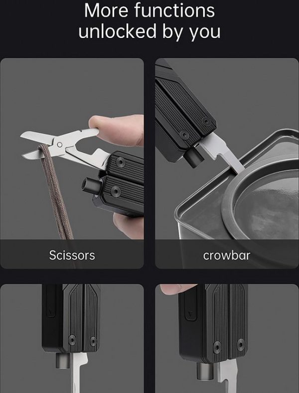 NexTool Gemini Electric Multi Tool Black Stainless 7-in-1