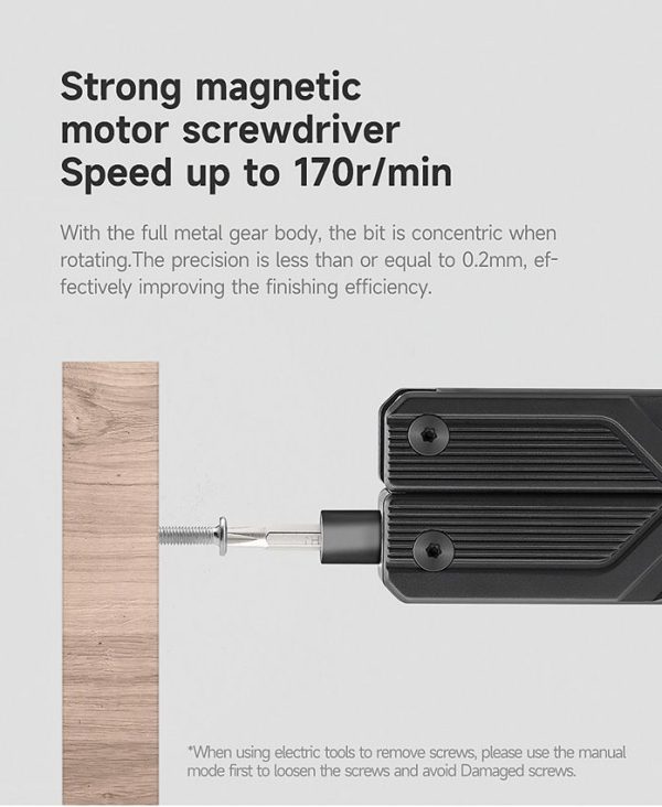 NexTool Gemini Electric Multi Tool Black Stainless 7-in-1