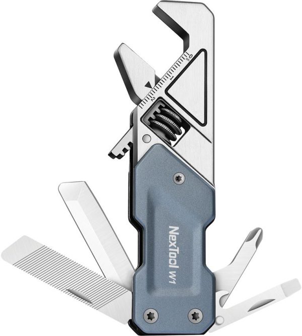 NexTool W1 Adjustable Wrench - Multi Tool Blue