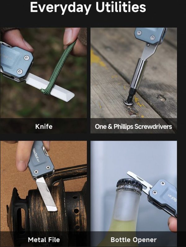 NexTool W1 Adjustable Wrench - Multi Tool Blue