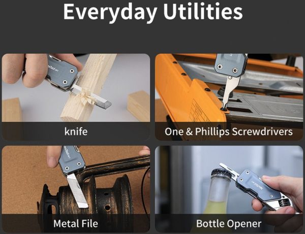 NexTool W1 Adjustable Wrench - Multi Tool Blue