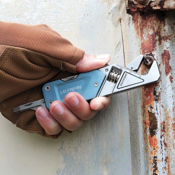 NexTool W1 Adjustable Wrench - Multi Tool Blue