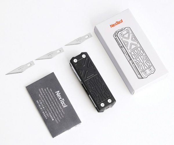 NexTool E1 Pocket Tool - Compact Black Aluminum
