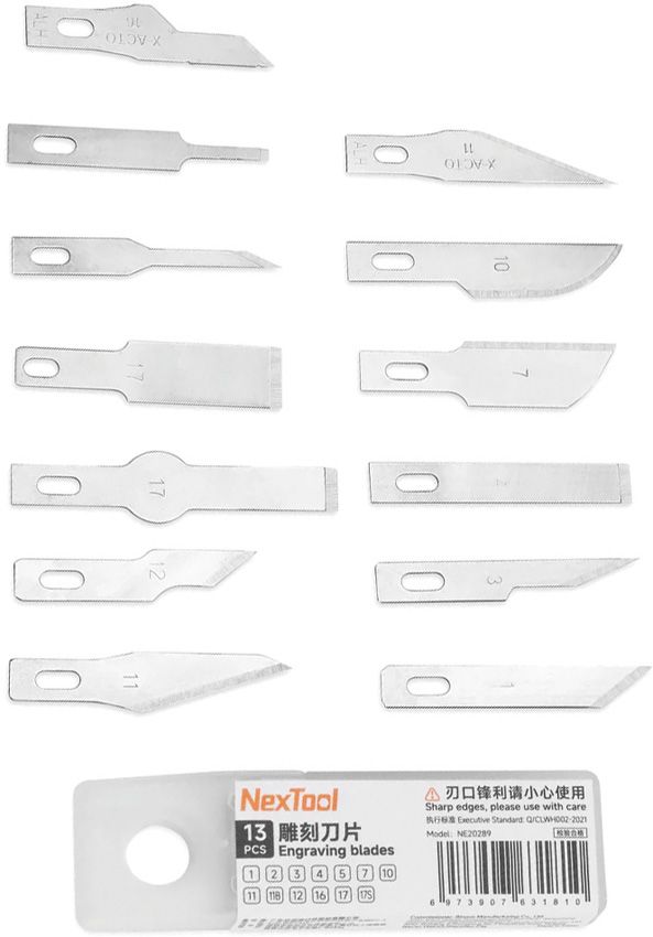 NexTool Carving Replacement Blades - 13 Piece Set