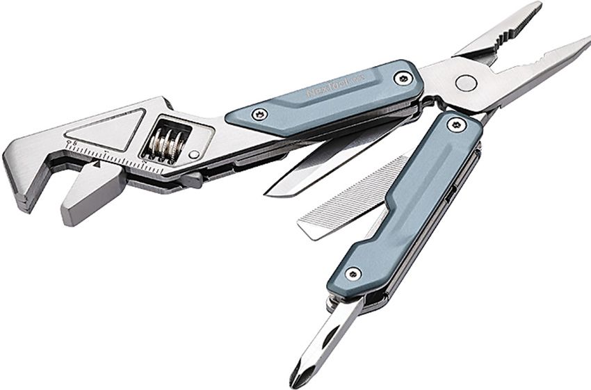 NexTool W2 Light Wrench Multi-Tool Blue with Sheath