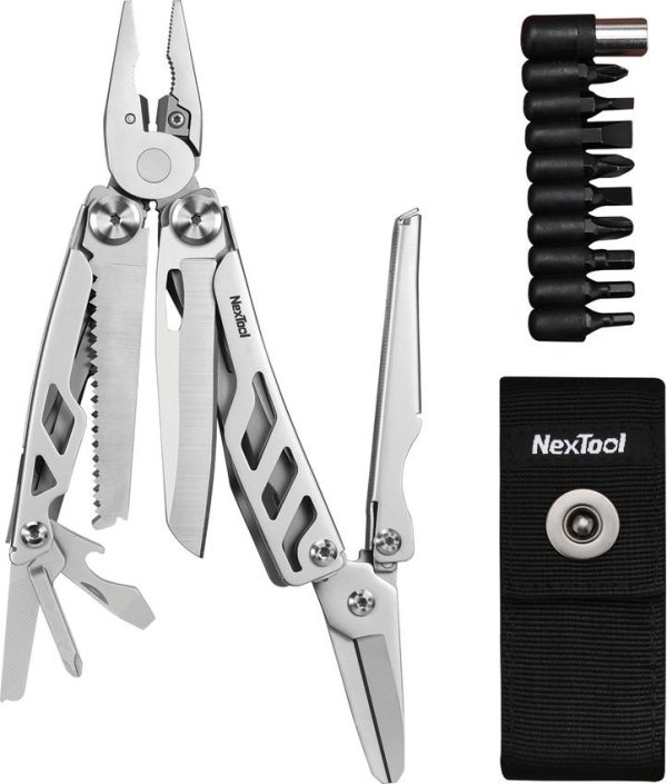 NexTool Flagship Max Multi Tool Sand Blasted Stainless