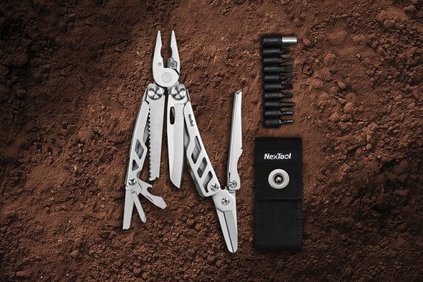 NexTool Flagship Max Multi Tool Sand Blasted Stainless