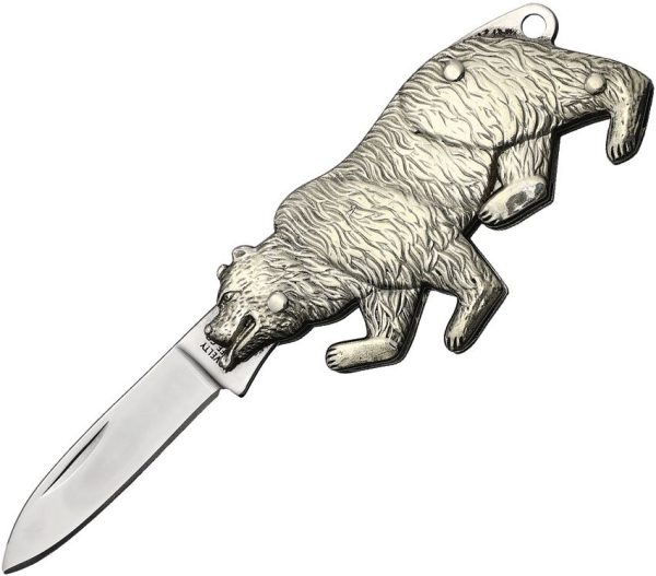 Novelty Cutlery Bear Folder Nickel Silver Handle