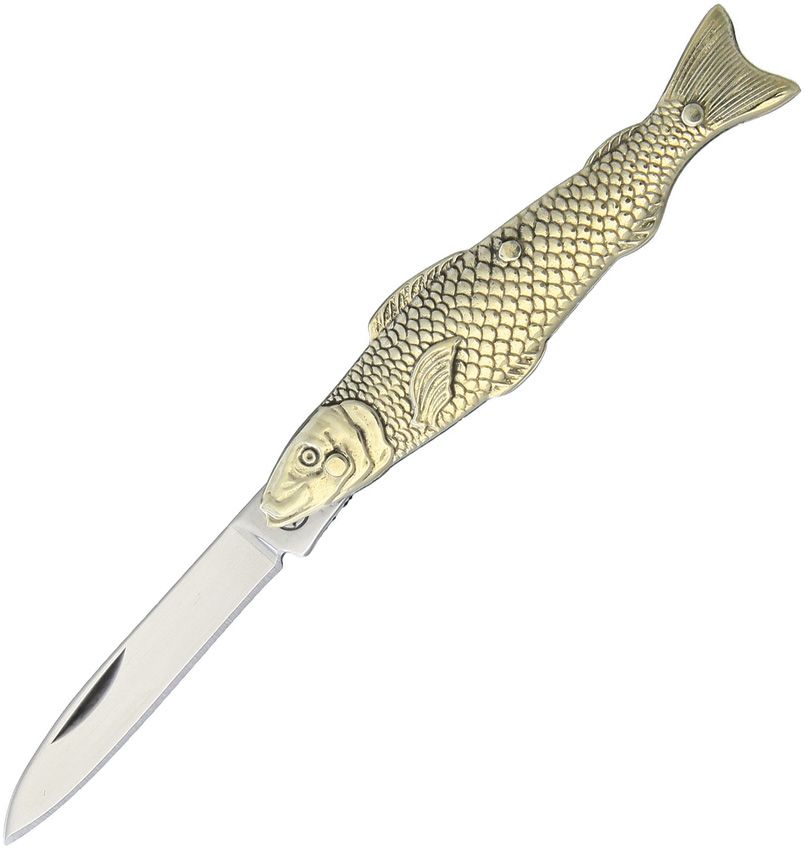 Novelty Cutlery Fish Shaped Folding Knife 1.5" Stainless Blade