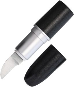 Novelty Cutlery Lipstick Knife Black - Disguised