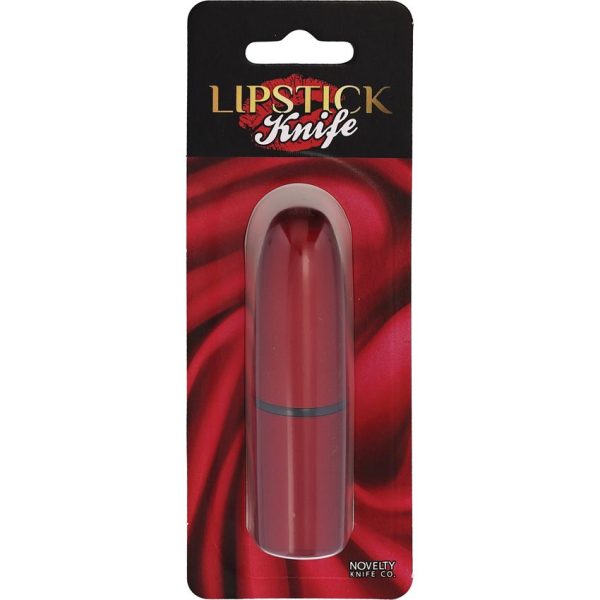 Novelty Cutlery Lipstick Knife Red - Disguised