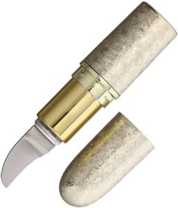 Novelty Cutlery Lipstick Knife Gold - Disguised